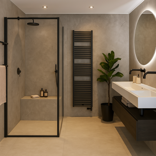 Moderne badkamer-installatie